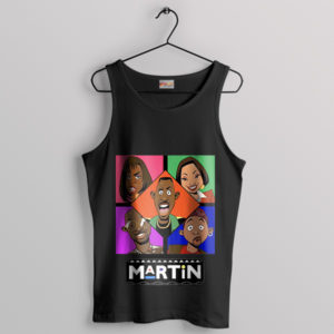 Iconic Sitcom Retro Martin Lawrence Black Tank Top