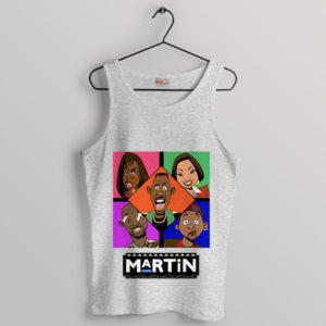 Iconic Sitcom Retro Martin Lawrence Sport Grey Tank Top