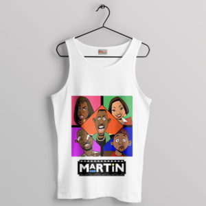 Iconic Sitcom Retro Martin Lawrence White Tank Top