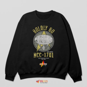 Iconic Starfleet Adventure Go Boldly Sweatshirt