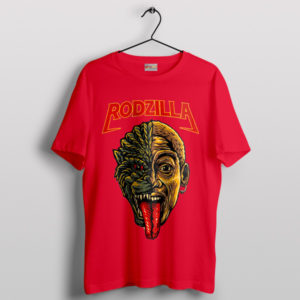 In the World of Rodman Rodzilla Red T-Shirt