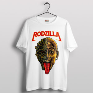 In the World of Rodman Rodzilla White T-Shirt