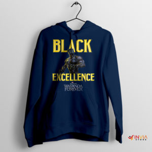 Inspire Black History Wakanda Forever Navy Hoodie