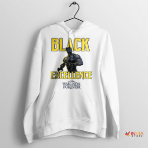 Inspire Black History Wakanda Forever White Hoodie