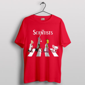 Intellectual Farnsworth Rick Frink and Brain Red T-Shirt