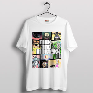 Interdimensional Fun GTA 5 Rick Morty White T-Shirt