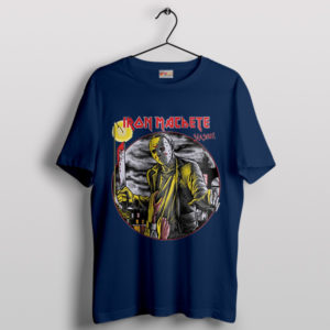 Iron Machete Maiden Jason Voorhees Navy T-Shirt