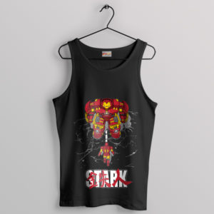 Iron Man Stark VS Hulkbuster Black Tank Top