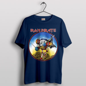 Iron Pirate One Piece Iron Maiden Navy T-Shirt