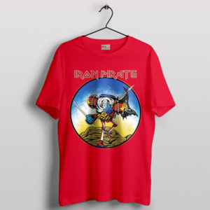 Iron Pirate One Piece Iron Maiden Red T-Shirt