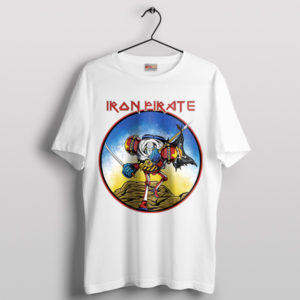 Iron Pirate One Piece Iron Maiden White T-Shirt