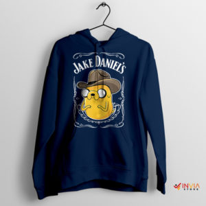 Jack The Dog Funny Tennessee Whiskey Navy Hoodie