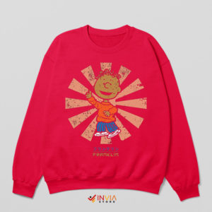 Japanese Pop Culture x Peanuts Red Sweatshirt