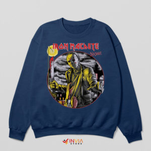 Jason Friday the 13th Iron Maiden Navy Sweatshirt