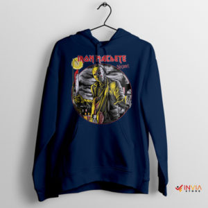 Jason Voorhees Machete Iron Maiden Navy Hoodie