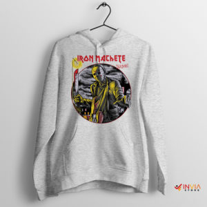 Jason Voorhees Machete Iron Maiden Sport Grey Hoodie