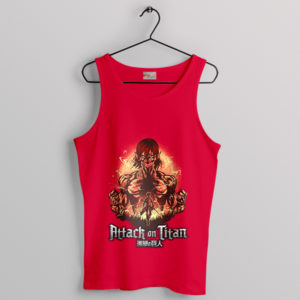 Join the Fight Eren Yeager Evil Red Tank Top