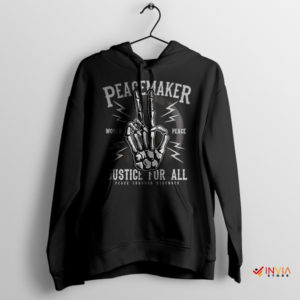 Join the Movement With Peacemaker Black Hoodie