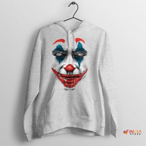 Joker Smiling Face Arthur Fleck Sport Grey Hoodie