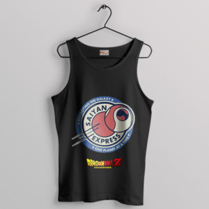 Journey Saiyan Express Space Pod Black Tank Top