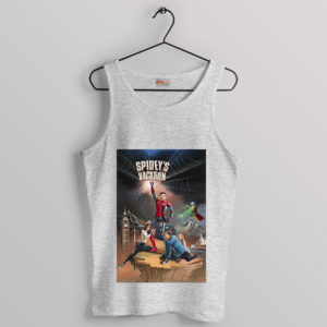 Journey Spidey Far From Home Sport Grey Tank Top