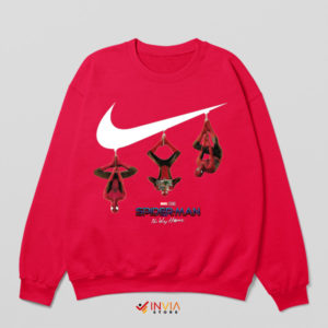 Just Do the Spider-Thing Nike Check Red Sweatshirt