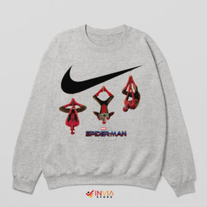 Just Do the Spider-Thing Nike Check Sport Grey Sweatshirt