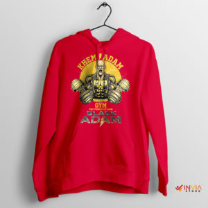 Justice and Gains Peacemaker Gym Red Hoodie