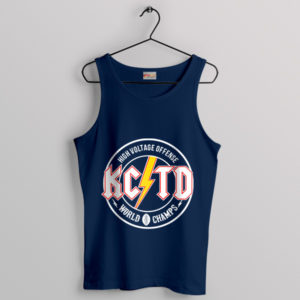 Kansas City Chiefs Touchdown Navy Tank Top