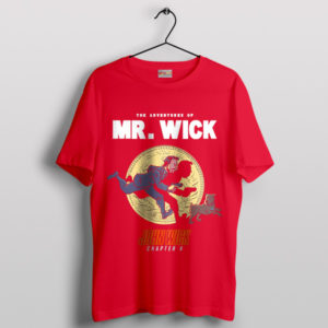 Keanu Reeves John Wick 4 Tintin Red T-Shirt