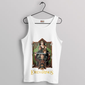 LOTR Legends Hobbits Heroes White Tank Top