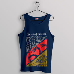 Last Dragon Game of Thrones Navy Tank Top