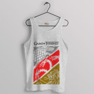 Last Dragon Game of Thrones Sport Grey Tank Top