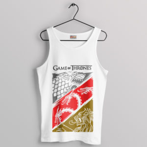 Last Dragon Game of Thrones White Tank Top