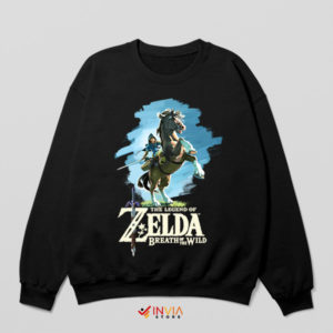 Legend Of Zelda Timeline Botw 2 Black Sweatshirt