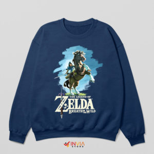 Legend Of Zelda Timeline Botw 2 Navy Sweatshirt