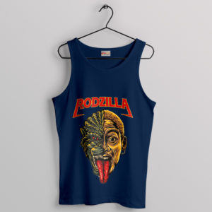 Legend Rodman Godzilla Rodzilla NBA Navy Tank Top