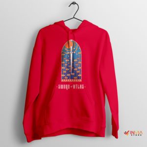 Legendary Might Sword of Atlas Red Hoodie