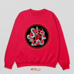 Legendary Rock Art Maiden Snake Red Sweatshirt