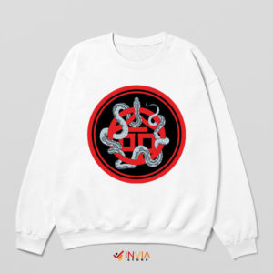 Legendary Rock Art Maiden Snake White Sweatshirt