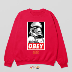 Limited Edition Stormtrooper Obey Red Sweatshirt