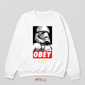 Limited Edition Stormtrooper Obey White Sweatshirt