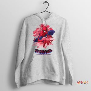 Love Spidey Into the Spiderverse Sport Grey Hoodie