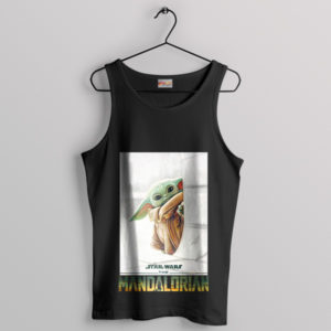 Love The Child Grogu Mandalorian Black Tank Top