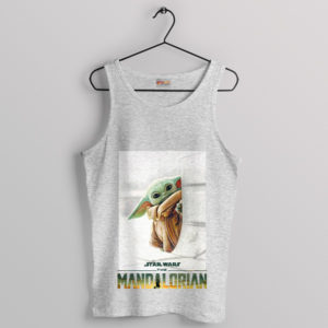 Love The Child Grogu Mandalorian Sport Grey Tank Top