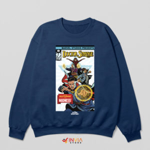 Madness Marvel Comic Doctor Strange Navy Sweatshirt