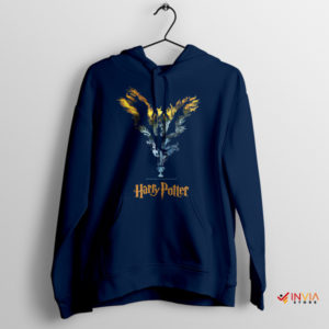 Magic Harry Potter Dragon Flame Nav y Hoodie