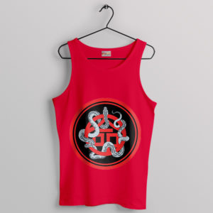 Majestic Metal Serpent Senjutsu Red Tank Top