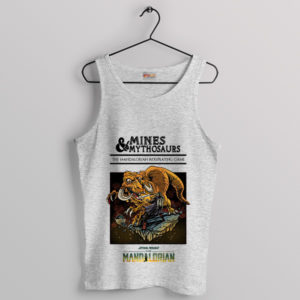 Mandalorian DnD Mythosaurs Fight Sport Grey Tank Top