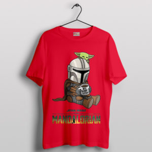 Mandalorian Legends Baby Sitter Grogu Red T-Shirt